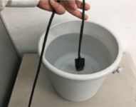 水中での測定 水中での測定